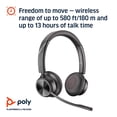 thumbnail image 4 of Sistema de auriculares inalámbricos DECT Poly Savi 7320 Ultra-Secure, 4 of 6