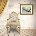 thumbnail image 3 of Sekka, Kamisaka 32x23 Gold Ornate Wood Framed with Double Matting Museum Art Print Titled - Flower boat from Momoyogusa, 3 of 4