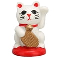 thumbnail image 2 of Gatito de la fortuna, adornos de gato de la fortuna, resina que agita, gato de la suerte, gato de la fortuna japonés, funcionamiento suave, 2 of 13