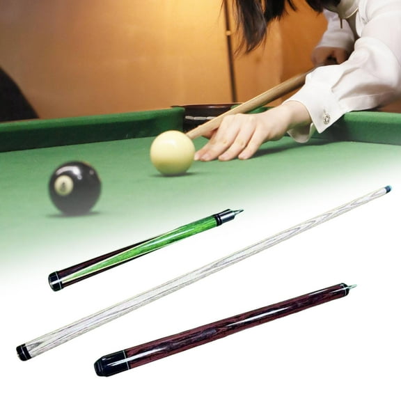 BAOSITY Billiard Pool Cue Stick Break Jump Cue Games Length 145cm Segmented Practice Wooden Pool Stick Billiard Cue for Players House