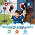 thumbnail image 5 of JBeeCtrl Punching Bag for Kids with Adjustable Stand Boxing Bag with Boxing Gloves Punching Bag Boxing Toy Set Sport Game Toys for Boys and Girls Ages 3-10 Years Old, 5 of 8