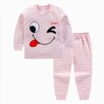 thumbnail image 2 of TOWED22 Toddler Baby Boy Fall Winter Clothes Long Sleeve Letter Print Camo Sweatshirt Pant Set 2PCS Cute Outfits 0-6T Size:6-12 M,Color:Pink, 2 of 4