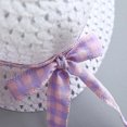 thumbnail image 3 of FRSASU Clearance Toddler Kids Girl Summer Bowknot Bowknot Checked Sling Dress with Hat, 3 of 9