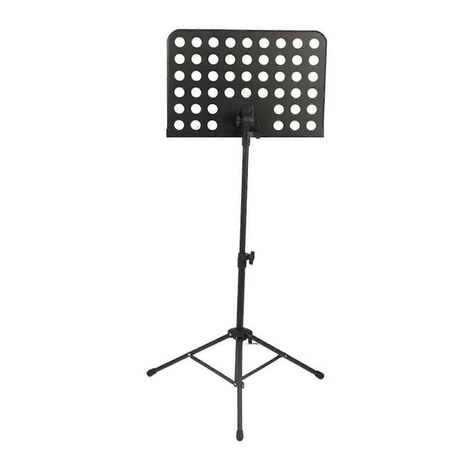 Pupitre en métal réglable, stable, portable et léger pour la performance instrumentale