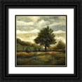 thumbnail image 1 of Holsinger, Joel 12x12 Black Ornate Wood Framed with Double Matting Museum Art Print Titled - Meadowland Trees, 1 of 4
