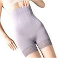 thumbnail image 4 of WMTBSRSW Women's Tummy Control Shapewear Shorts High Waisted Body Shaper for Thigh Slimming Underwear Lace Trim Patchwork Shaping Shorts, 4 of 6