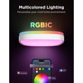 thumbnail image 2 of Lámpara de techo Govee Smart RGBIC LED 2400LM 30x30 cm Matter, 2 of 9