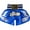 Blue, variant on Hansber Kids Boys Boxing MMA Shorts Muay Thai Kickboxing Martial Arts Trunks Grappling Short Bottoms Black&White M/150