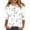 White tops for women, variant on Baikeli Womens Clearance Women's 3/4 Sleeve Tops 2024 Summer Pullover Flower Printed T-Shirts Casual V Neck Blouses Loose Button Shirts Petite Tops for Women