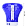 thumbnail image 4 of Naiovety Dispensador de tabletas para limpieza de agua de piscina, medidor de temperatura, dispensador automático de SPA, contenedor de alimentación Deportes acuáticos Naiovety OD024972-00, 4 of 6