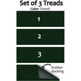 thumbnail image 4 of Koeckritz Rugs 1/4" Set of 3 Heavy Duty Indoor/Outdoor Carpet Stair Treads, 8"x34", Green, 4 of 5