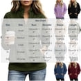 thumbnail image 4 of Tqcoqu Women's Corduroy Buttoned Stand Collar Sweatshirt,Oversized Long Sleeve Casual Tops with Kangaroo Pocket,2026 Fall WinterTrendy Clothes,Army Green Women's S-XXL, 4 of 9