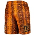thumbnail image 2 of Men's New Era Orange New York Giants Summer Pop Shorts, 2 of 3