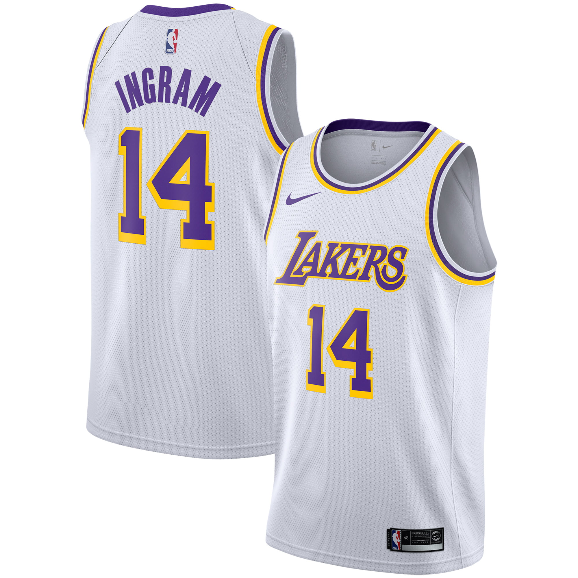 Brandon Ingram Los Angeles Lakers Nike 