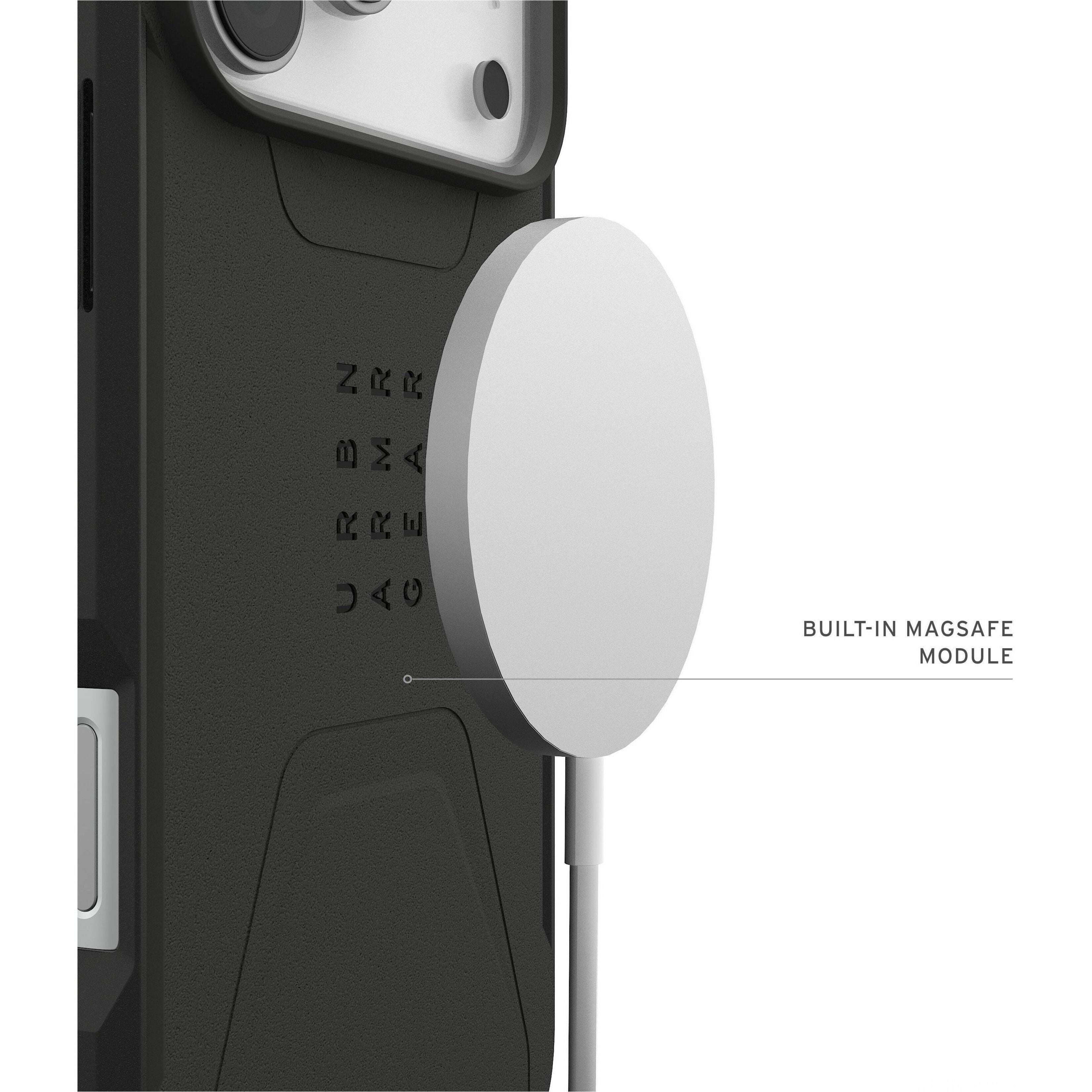 UAG iPhone 17 Pro Max Case Civilian - Compatible with MagSafe Military Grade Protective Cover, Black