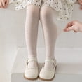 thumbnail image 5 of Toddler Socks Rhinestoned Tights For Girl Sparkly Leggings Feature Comfortable Fabric For Daily 4-5 Years,White Caqnni, 5 of 8