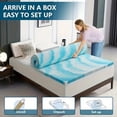 thumbnail image 1 of Queen Mattress Topper, Soft Gel Infused Mattress Pad, Bed Topper,, 1 of 5