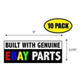 thumbnail image 2 of Built with Genuine Ebay Parts Vinyl Sticker Decal (3.37" x 9") | Peel & Stick | Mechanic, Repair, Restore, Fix, 2 of 5