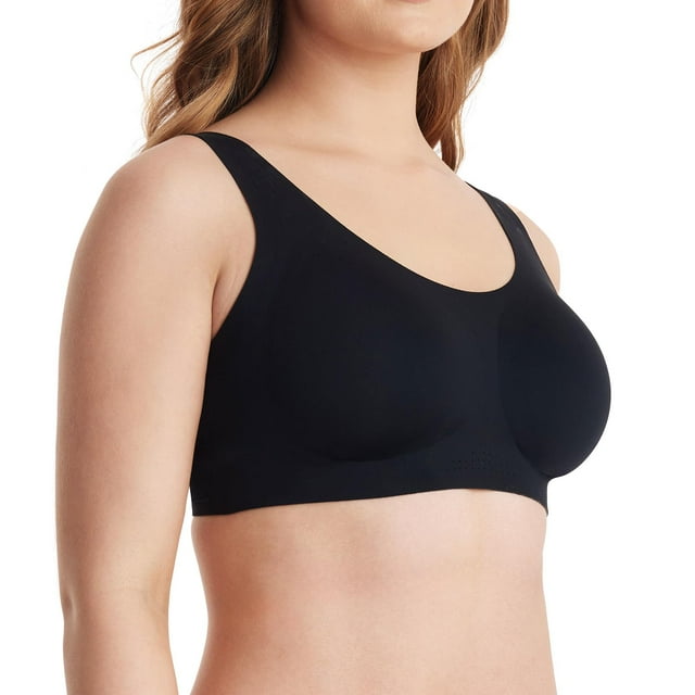 Sujetador Momcozy Seamless Comfort Soft Support, cobertura total, negro