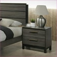thumbnail image 4 of Bedroom Set, 3-Piece Modern Wood King Bed & 2 Nightstands, Slate Gray | Gray | Wood, 4 of 7