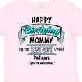 thumbnail image 4 of Inktastic Happy Birthday, Mommy I'm the Best Ever in Blue Boys or Girls Toddler T-Shirt, 4 of 5