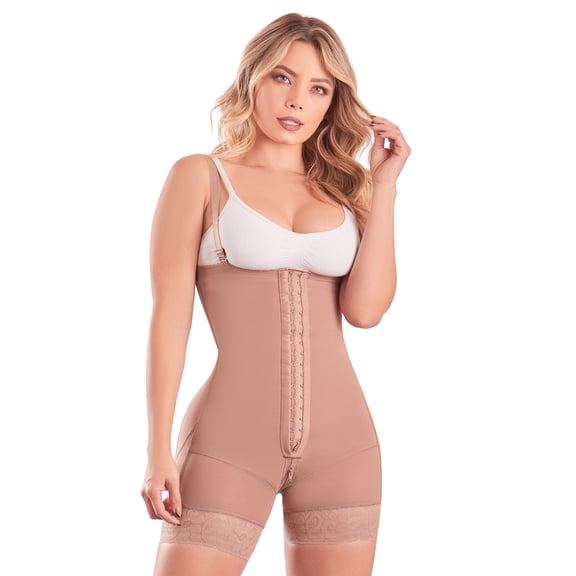 Shape Concept 059 Fajas Colombianas Reductoras y Moldeadoras High Compression Garments Bodysuit Strapless Free Back