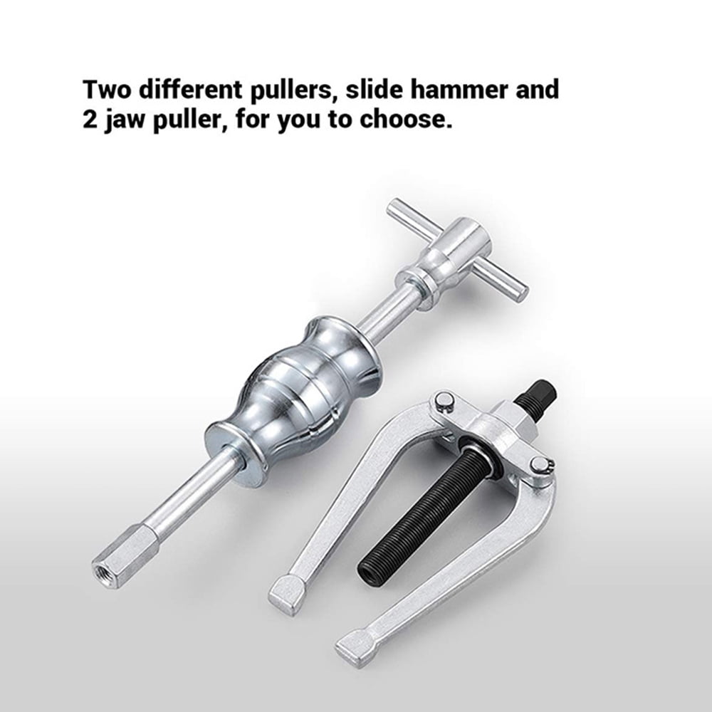 Kit Extracteur Roulements VEVOR 16 En 1 - Pour Trous Borgnes, Marteau Coulissant - Gamme 6-59mm