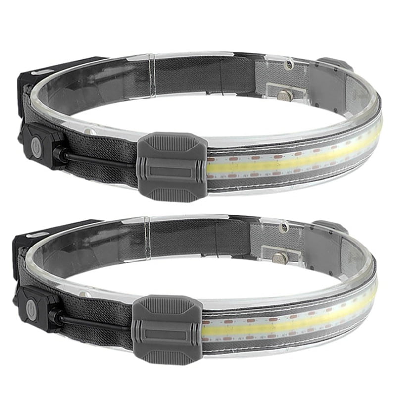 Rechargeable Headlamps Wide Beam LED Headlamp 300 for Camping Running  Hiking Fishing Hard Hat Headlight
