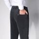 thumbnail image 4 of Pantalones casuales de negocios de pana de primavera para hombre, pantalones de jogging ajustados con cintura elástica y bolsillo con cremallera, ropa de marca para hombre, 4 of 5