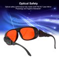 thumbnail image 4 of BIMZUC 520-580NM Laser Protective Goggles Skin Therapeutic Beauty Protection Safety Glasses Adult Black 1 Count, 4 of 5