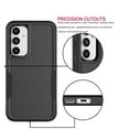 thumbnail image 6 of Samsung Galaxy S23 FE Case with Tempered Glass Screen Protector, Tekcoo Heavy Duty Rugged Shockproof Full Body Protective 2-IN-1 Phone Case Cover for Galaxy S23 FE, Black, 6 of 9