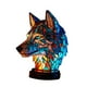 thumbnail image 2 of Lámpara de mesa Salvador de resina teñida animales Iluminación de lectura, 2 of 9