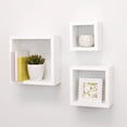 thumbnail image 1 of Repisas Flotantes Cuadradas Minimalistas Blanco, 1 of 2