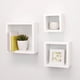 thumbnail image 1 of Repisas Flotantes Cuadradas Minimalistas Blanco, 1 of 2