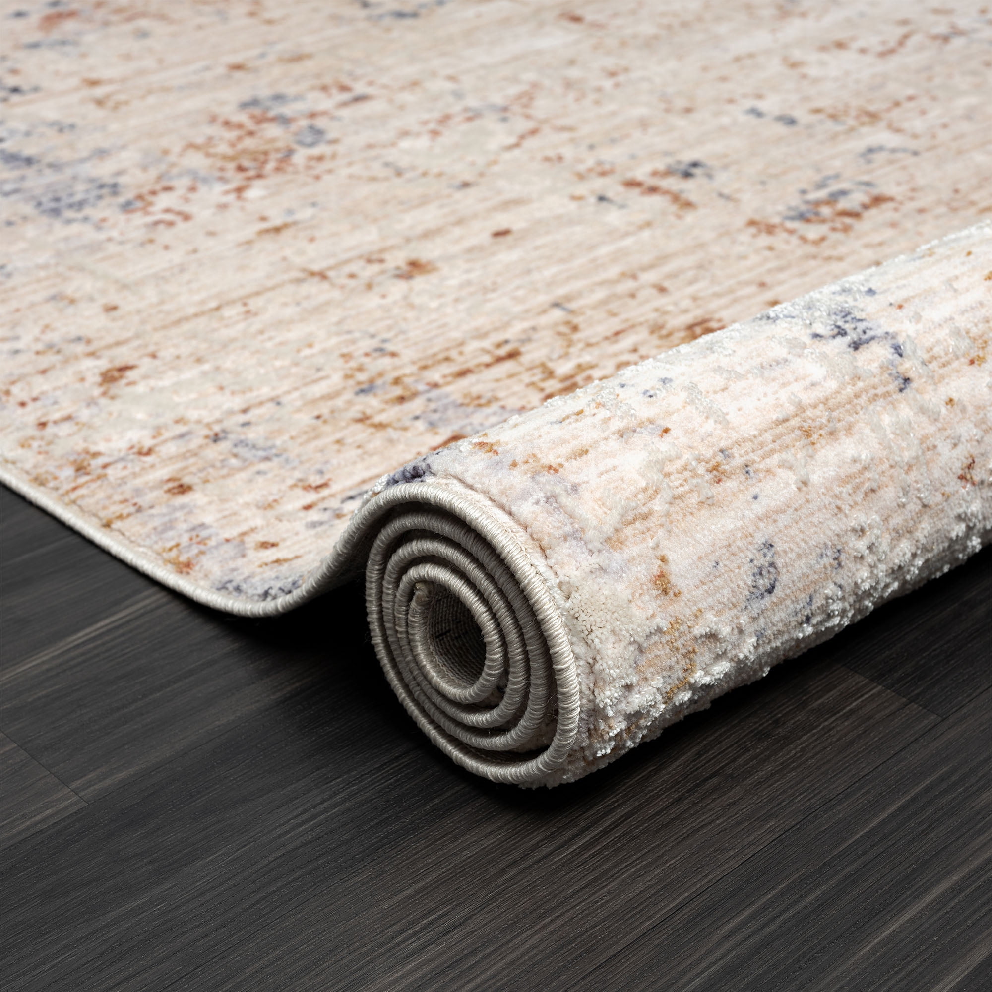 Ox Bay Lucas Abstract Modern/Contemporary Polyester Blend Area Rug, 7'9" X 9'9"