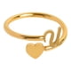 thumbnail image 2 of Anillos Xihbxyly de Letras Iniciales en Oro para Mujeres y Niñas, 2 of 5