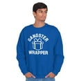thumbnail image 5 of Christmas Presents Gangster Wrapper Sweatshirt for Men or Women Brisco Brands M, 5 of 6