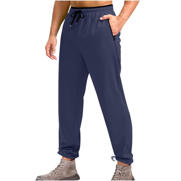 Puntoco Pantalones deportivos y pantalones deportivos casuales de moda de primavera e invierno para hombres