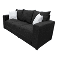 thumbnail image 3 of Sofa EL BAZAR STORE Miami Lino Negro 3 Plazas Modular Moderno, 3 of 4