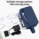 thumbnail image 4 of Bolsa de almacenamiento de accesorios digitales Partición Cómodo almacenamiento portátil Ratón Cable de datos Banco de energía móvil Impermeable Bolsa organizadora Almacenamiento digital, 4 of 6