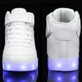 thumbnail image 3 of zapatos para niños zapatos luminosos led calzado deportivo para niños-blanco-40 oso de fresa Electrónica, 3 of 5