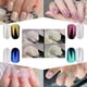 thumbnail image 5 of 2 cajas de polvo de uñas cromado con perla blanca, polvo de pigmento cromado transparente con brillo de hielo para uñas, uñas inspiradas en donas esmaltadas, efecto espejo, purpurina en, 5 of 7