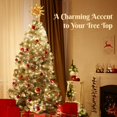 thumbnail image 2 of Decoración para árbol de Navidad Luxspire con forma de estrella 3D dorado, 2 of 9