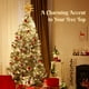 thumbnail image 2 of Decoración para árbol de Navidad Luxspire con forma de estrella 3D dorado, 2 of 9