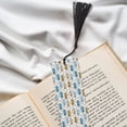 thumbnail image 6 of Kdxio Cartoon Poodle Dog Print Metal Tassel Bookmarks,Perfect Gift for Art Lovers and Bookworms Metal Bookmarks for Women, 6 of 8