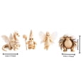 thumbnail image 3 of Craft Glue Ocean Shell DIY Handmade Kit, Marine Seashell Art Craft Set, Beach Theme Wooden Decoration Assembly Kit, Creative Glueing Project, Seaside Souvenir Making Kit, 3 of 8