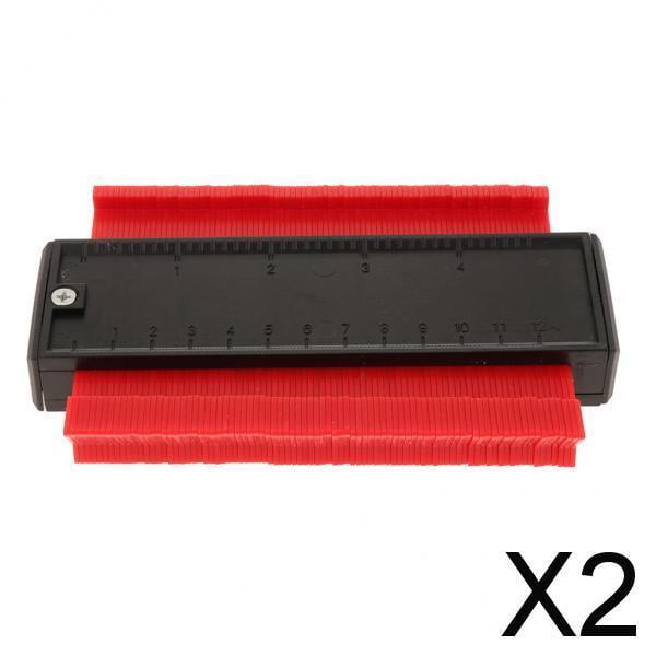 Paquete de 2-6 baldosas laminadas de calibre de perfil profesional de metal de 120 mm 2 piezas