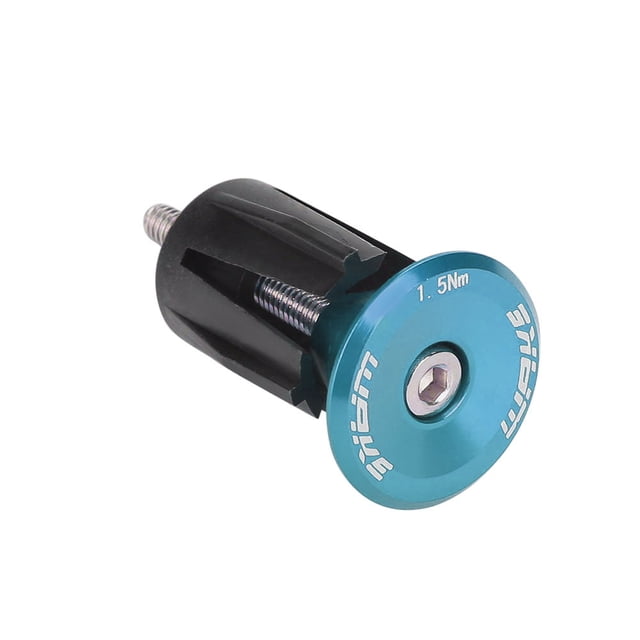 1 par de tapones para manubrio de bicicleta Ecomeon Aleación de Aluminio Azul
