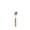 Dessert Spoon (Silver), variant on Stainless Steel Cutlery Set with Bamboo Handles, Western Style Knives Forks Spoons for Dessert & Daily Use