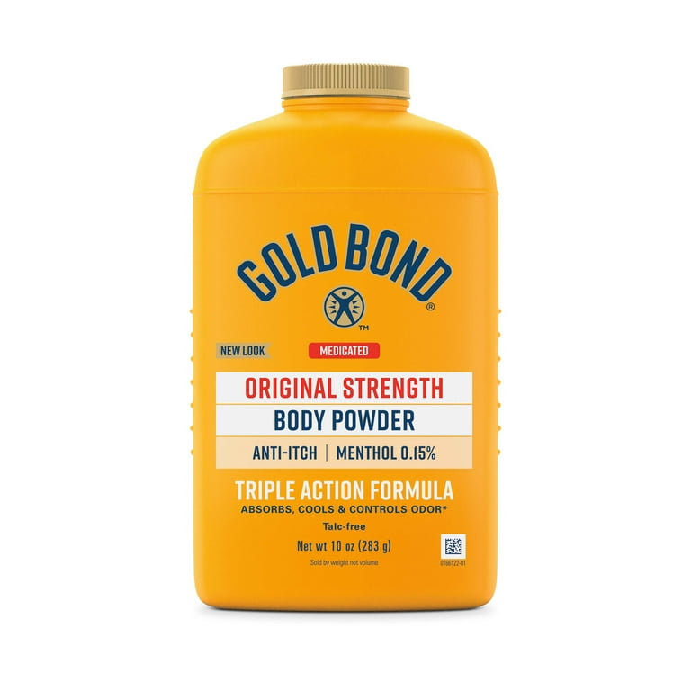 Gold Bond Medicated Triple Action Body Powder with Menthol, Anti